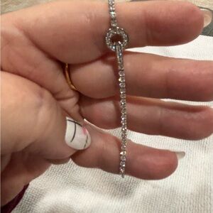 18 kt gold filled Tennis Bracelet with AAA cubic zirconia